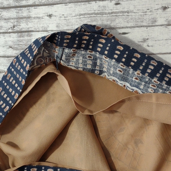 NWOT BCBGMaxAzriaAllina Printed Dress Dark Ink Combo - Picture 10 of 13